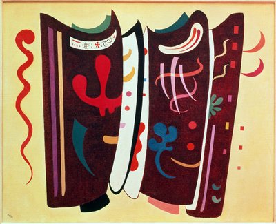 Ruskea lisäaineella tekijältä Wassily Kandinsky