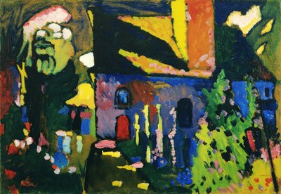 Murnaun kirkko tekijältä Wassily Kandinsky