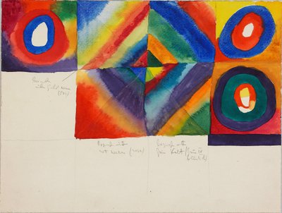 Väritutkimuksia ja tietoa maalaustekniikasta, 1913. tekijältä Wassily Kandinsky