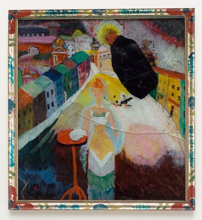 Nainen Moskovassa tekijältä Wassily Kandinsky