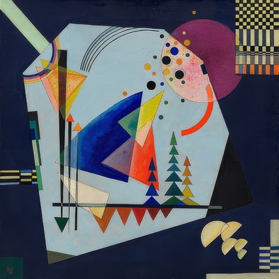 Kolme ääntä. 1926 tekijältä Wassily Kandinsky