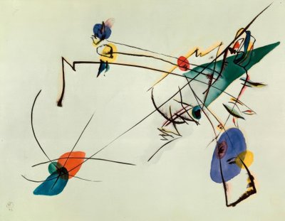 Einfach Aquarell tekijältä Wassily Kandinsky
