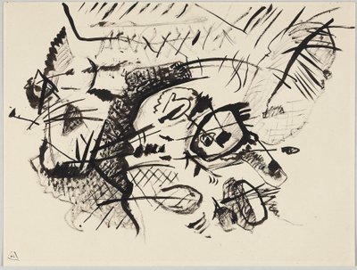 Luonnos kokoonpanolle VII tekijältä Wassily Kandinsky