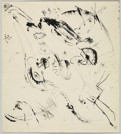 Luonnos kokoonpanolle VII tekijältä Wassily Kandinsky