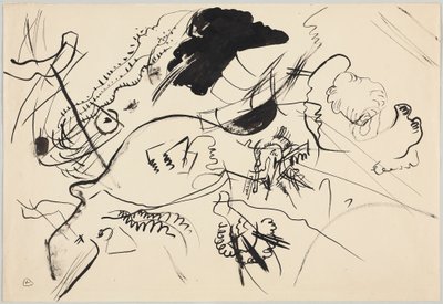 Luonnos kokoonpanolle VII tekijältä Wassily Kandinsky
