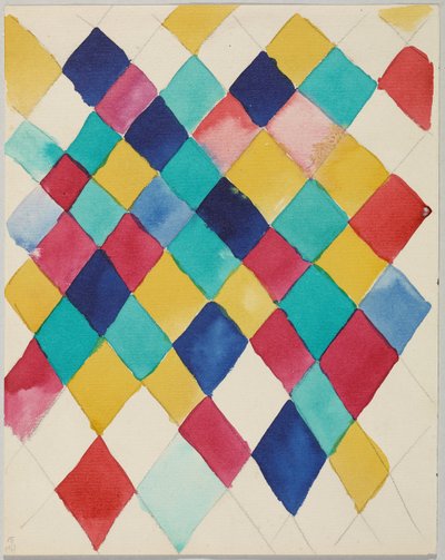 Väritutkimus rombilla tekijältä Wassily Kandinsky