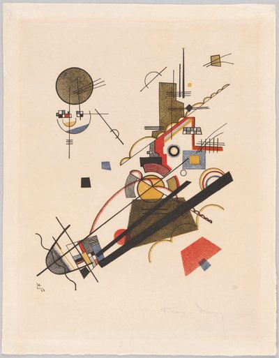 Iloinen nousu, 1923 tekijältä Wassily Kandinsky