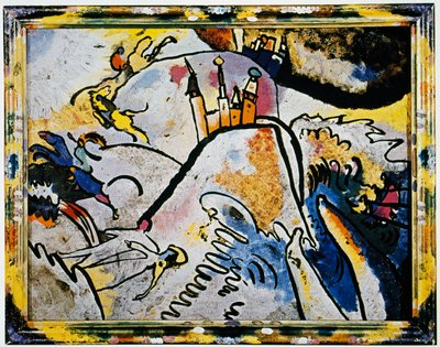 Lasimaalausta auringon kanssa (Pienet ilot) tekijältä Wassily Kandinsky