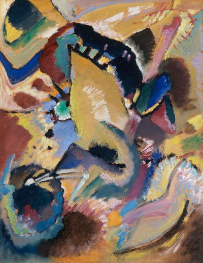 Pieni tutkielma Campbell I:lle tarkoitettua seinämaalausta varten, Syksy II (?), 1914 tekijältä Wassily Kandinsky