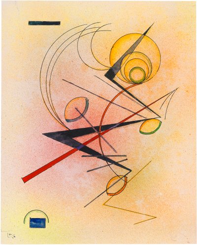 Little Warm, 1928. tekijältä Wassily Kandinsky
