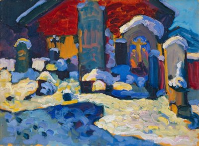 Kochel – Friedhof tekijältä Wassily Kandinsky