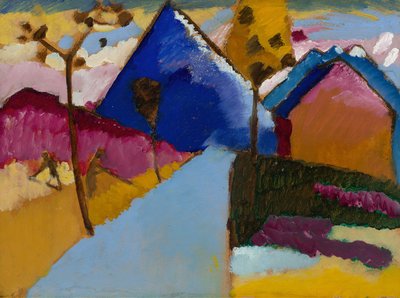 Kochel, Straight Street, 1909. tekijältä Wassily Kandinsky