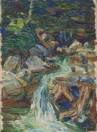Kochel - Vesiputous II tekijältä Wassily Kandinsky