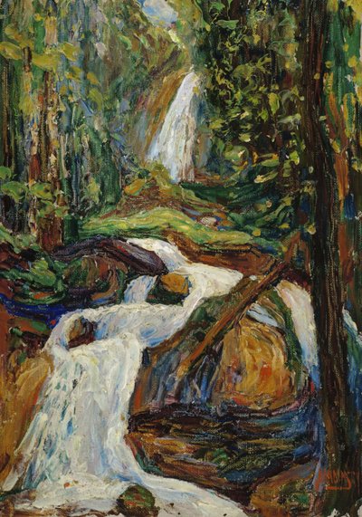 Kochel - Vesiputous I tekijältä Wassily Kandinsky