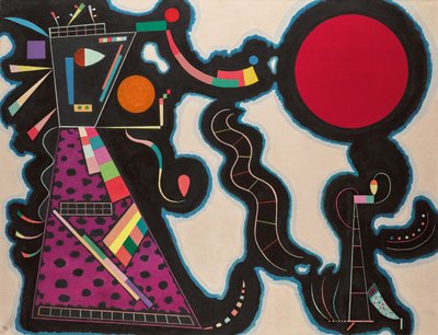Punainen ympyrä, 1939. tekijältä Wassily Kandinsky