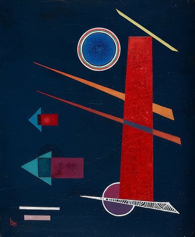 Voimakas punainen 1928 tekijältä Wassily Kandinsky