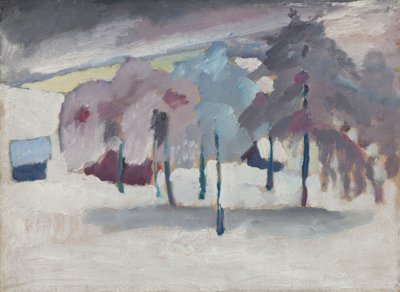 Murnau - puita lumessa tekijältä Wassily Kandinsky