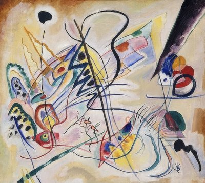 Alkusoitto, Violet Wedge. 1919 tekijältä Wassily Kandinsky