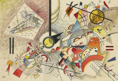 Nimetön. 1923 tekijältä Wassily Kandinsky
