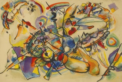 Nimetön. Noin 1916 tekijältä Wassily Kandinsky