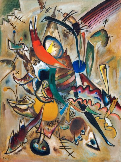 Maalaus pisteillä tekijältä Wassily Kandinsky