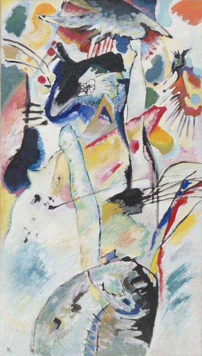 Paneeli Edwin R Campbelllle N 3 - Vassily Kandinskyn (tai Wassily Kandinskyn tai Kandinskyn maalaus tekijältä Wassily Kandinsky