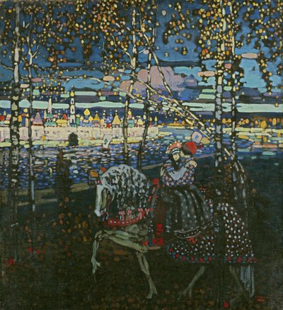 Ratsastuspari tekijältä Wassily Kandinsky