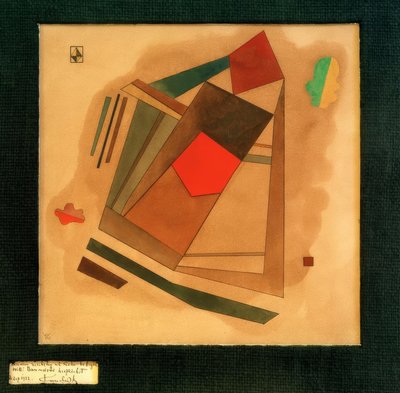 Rot im Quadrat tekijältä Wassily Kandinsky