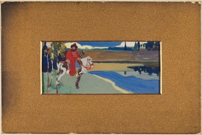 Venäläinen ratsastaja tekijältä Wassily Kandinsky