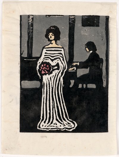 Laulajatar (toinen tila) tekijältä Wassily Kandinsky