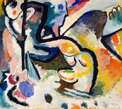 Pyhä Yrjö III, 1911. tekijältä Wassily Kandinsky