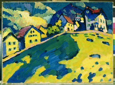 Kesäinen maisema tekijältä Wassily Kandinsky