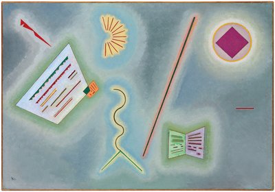 Pinnat ja linjat tekijältä Wassily Kandinsky