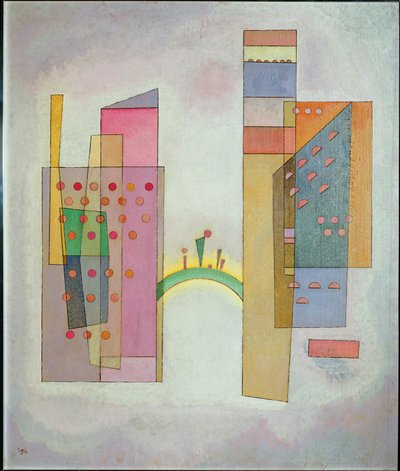 Silta (öljy pahville) tekijältä Wassily Kandinsky