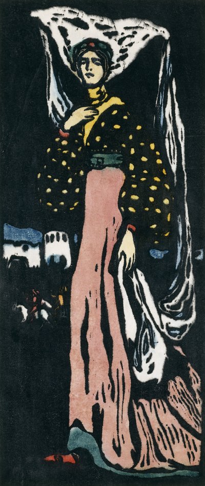 The Night - Suuri versio; Yö - iso versio tekijältä Wassily Kandinsky