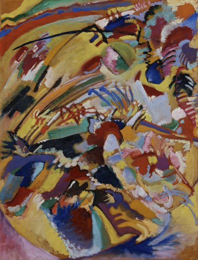 Unbenannte improvisaatio I tekijältä Wassily Kandinsky