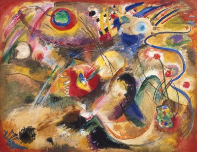 Nimetön kuva (vedenpaisumus) tekijältä Wassily Kandinsky