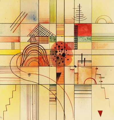 Vaihtelevat suorakulmiot tekijältä Wassily Kandinsky