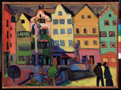 Weilheim Marienplatz tekijältä Wassily Kandinsky