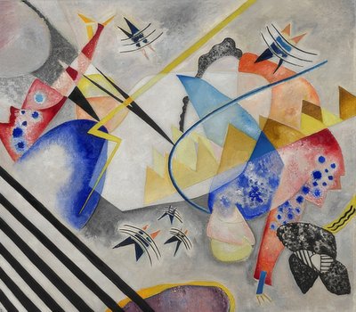 Valkoinen keskusta. 1921 tekijältä Wassily Kandinsky