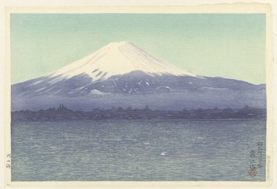 Kawaguchi-järvi Kawaguchiko (otsikko esineessä) tekijältä Watanabe Kako