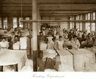 Thomas Adams Lace Factory, Nottingham, Nottinghamshire, 1914 tekijältä Waterlow Bros and Layton Ltd