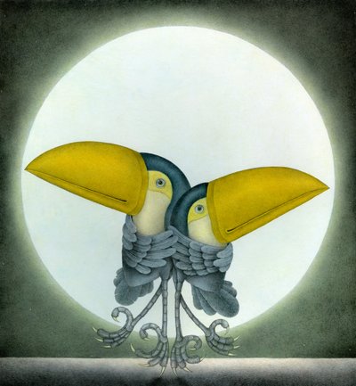 Toucan Can Can, 2010 (sekatekniikka) tekijältä Wayne Anderson