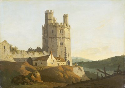 Caernarvonin linna, Kotkatorni (öljy kankaalle) tekijältä Welsh school