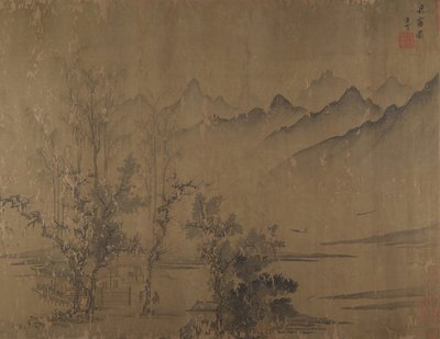 Ruusuinen auringonlasku, 1500-luku. tekijältä Wen Tong