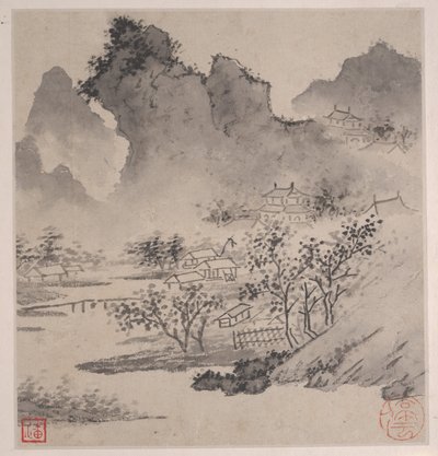 Kahdeksan laulua Xiao- ja Xiang-joesta. tekijältä Wen Zhengming