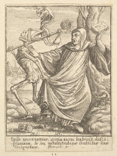 Apotti, Kuolemantanssista, 1651. tekijältä Wenceslaus Hollar