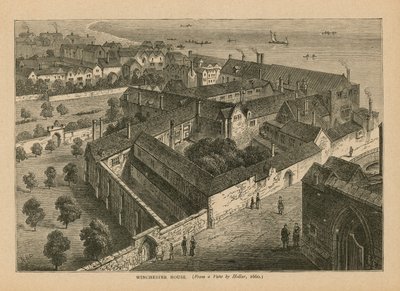 Ilmakuva Winchester Housesta tekijältä Wenceslaus Hollar