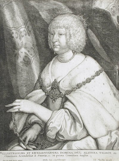 Althea Talbot, Lady Arundel tekijältä Wenceslaus Hollar