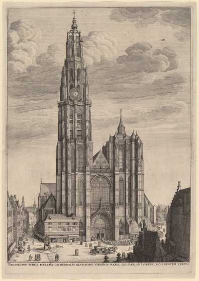 Antwerpenin katedraali tekijältä Wenceslaus Hollar